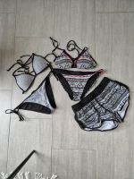 Neu! 2 Bikinis Gr. M/38 Grau Schwarz Pink Boho H&M Setpreis Nordrhein-Westfalen - Ense Vorschau