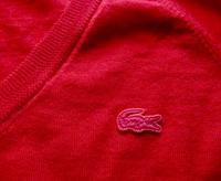 LACOSTE Pullover Strick V-Neck reine Wolle rot TOP Gr. 40 L 38 M Berlin - Dahlem Vorschau