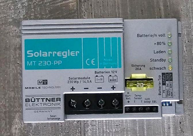 Solarregler Büttner MT 230-PP in Duisburg