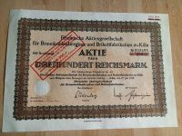 Aktie Braunkohle und Brikettfabrik Köln Thüringen - Greußen Vorschau