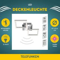 B-Kartonage Deckenleuchte Telefunken Frame LED 12W Sensor Deckenl Niedersachsen - Delmenhorst Vorschau