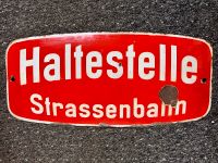 Haltestellenschild / Schild Straßenbahn Dresden - Mobschatz Vorschau