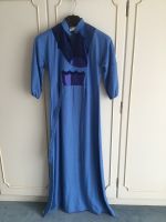Kleid aus reiner Seide Retro aus den 70 ern in Blau aus Dänemark Eimsbüttel - Hamburg Niendorf Vorschau