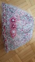 *handmade* handgestrickte Mütze in rosa/weiß/grau Bayern - Helmstadt Vorschau