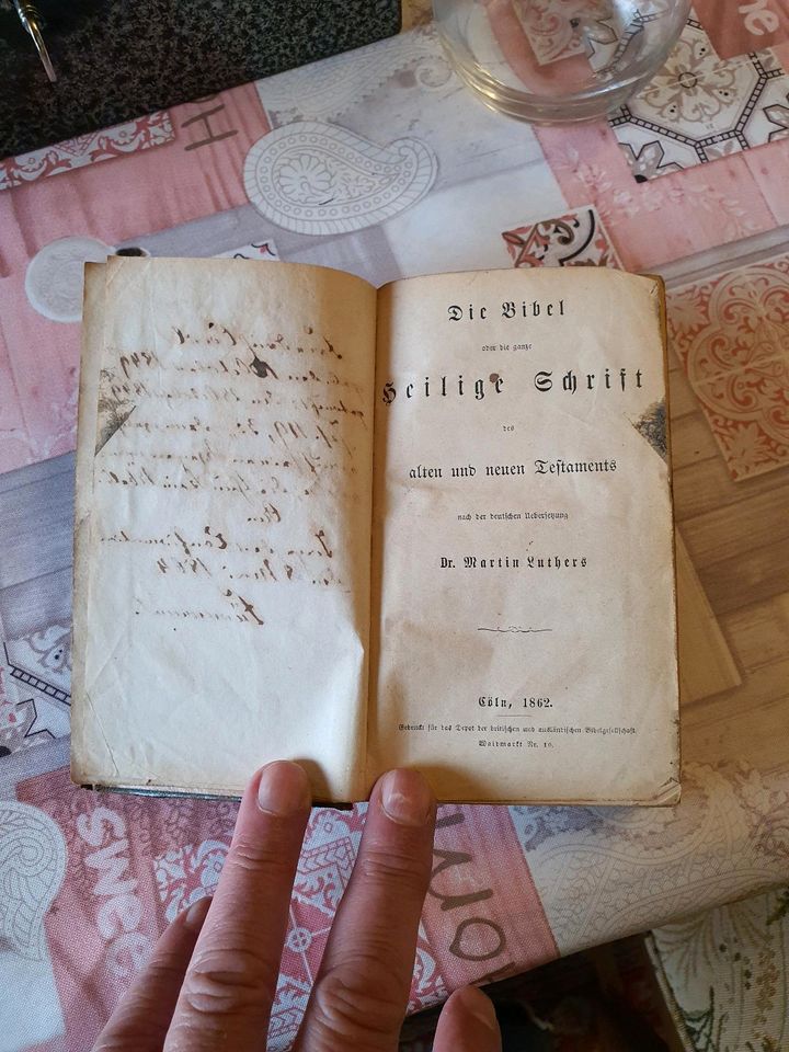 kleine Bibel von 1862 in Nohfelden