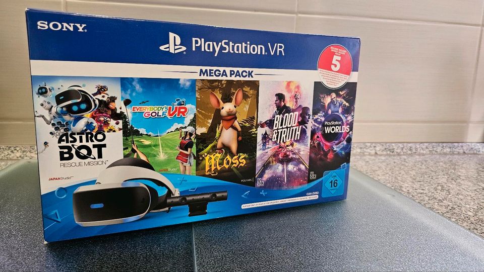 MEGA SET! PLAYSTATION 4 VR INKL.3x MOVE CONTROLLER &SPIEL LESEN! in Hamburg