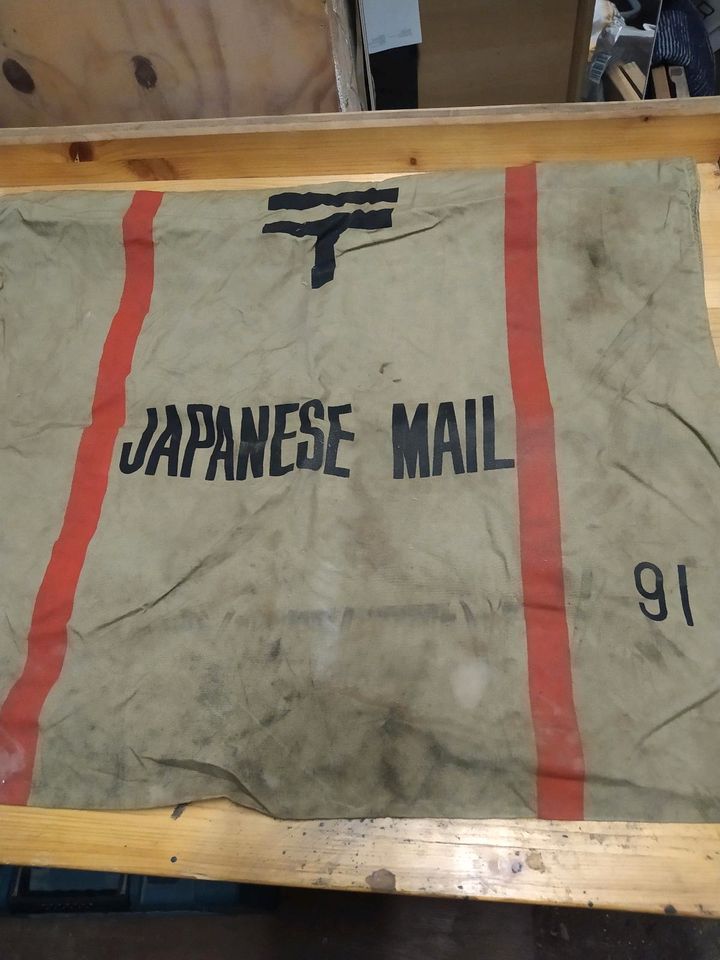 Japanischer Postsack, Militär, japan. Mail in Weidenthal