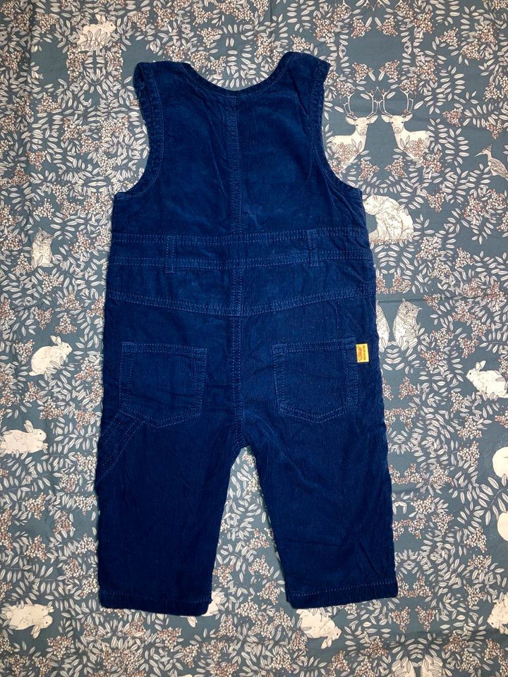 Steiff Baby Cord Latzhose marine Strampler Kord Hose Gr. (68) 74 in Halle (Westfalen)