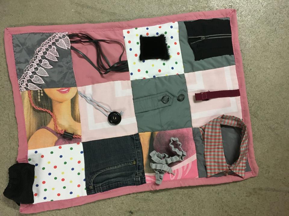 Nesteldecke Patchwork-Decke für an Demenz erkrankte Menschen in Remchingen