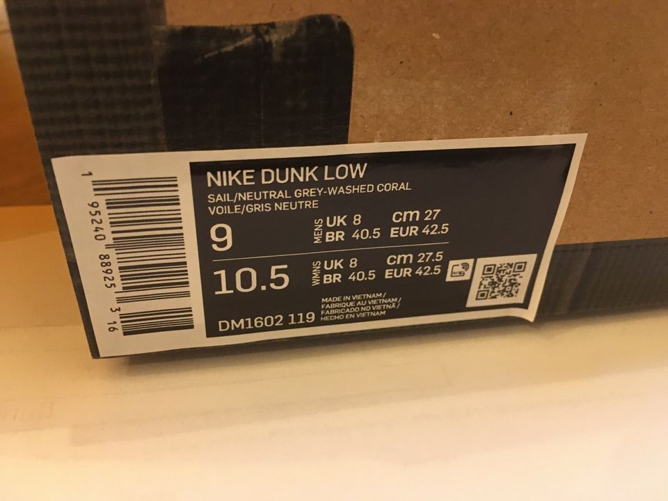 Nike Dunk Low Off-White Off White OW Lot 24 / 50 42.5 9 in Wuppertal