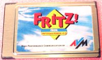 Fritz! Card ISDN PCMCIA V2.0 AVM - ohne Zubehör - guter Zustand Hessen - Biebesheim Vorschau