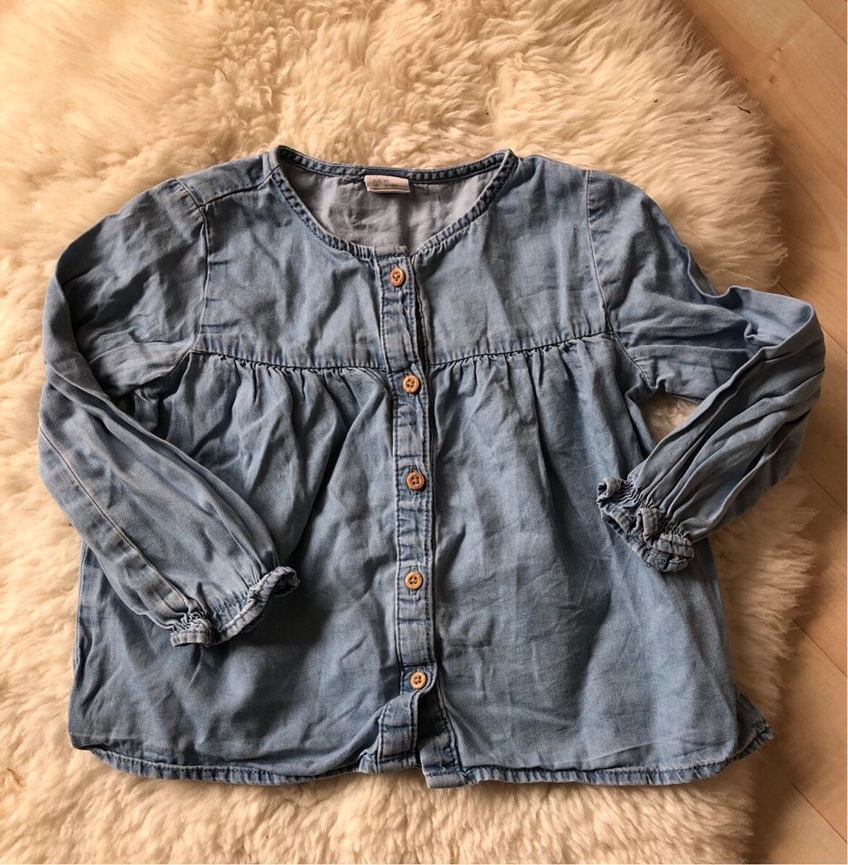 Bluse/Tunika (Jeans) von H&M Gr 86 in Bremervörde