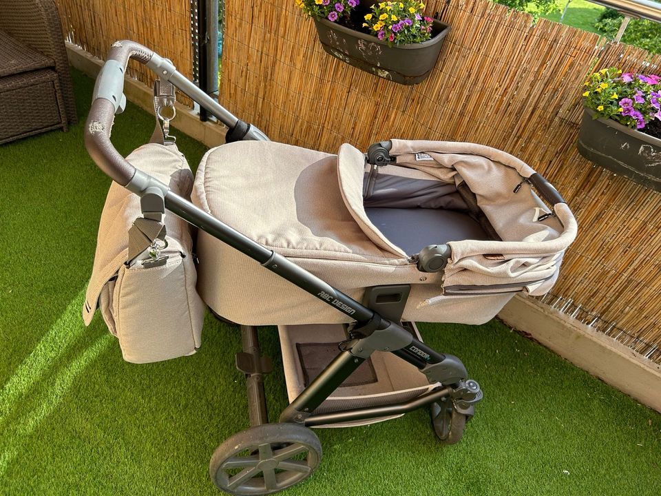 ABC Condor 4 Kinderwagen Set mit Wickeltasche und Sonnenschirm in Hanau