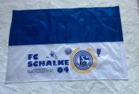 FC Schalke 04 Fahne S04 Flagge original 1990 Rarität Nordrhein-Westfalen - Ibbenbüren Vorschau