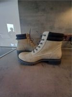 Schuhe Stiefeletten Gr. 38 hellgrau beige Nordrhein-Westfalen - Roetgen Vorschau