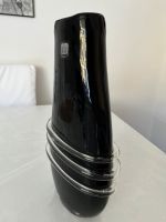 Vase schwarzes Glas villacollection Denmark München - Bogenhausen Vorschau