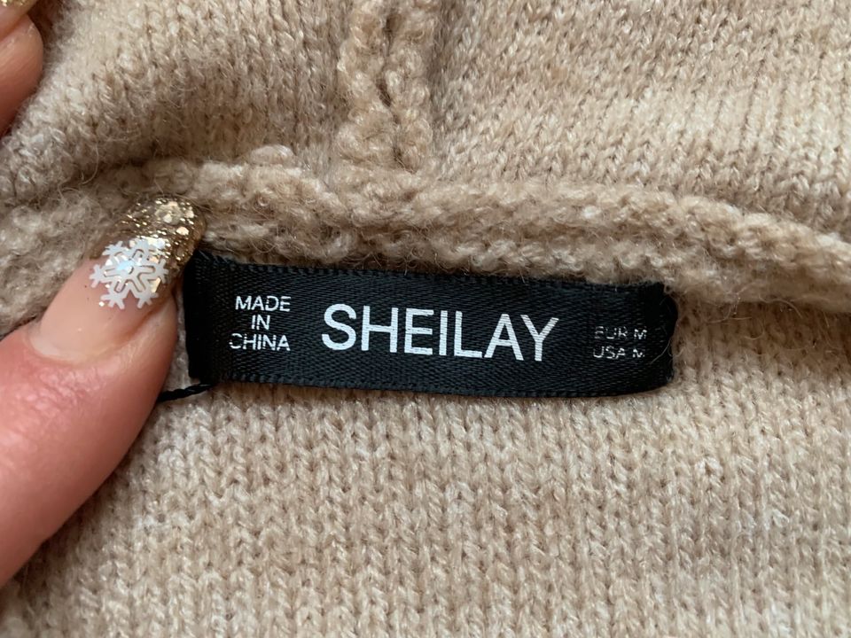 Strickjacke Strickpullover Mantel Cardigan von Sheilay, Gr. M in Kemberg