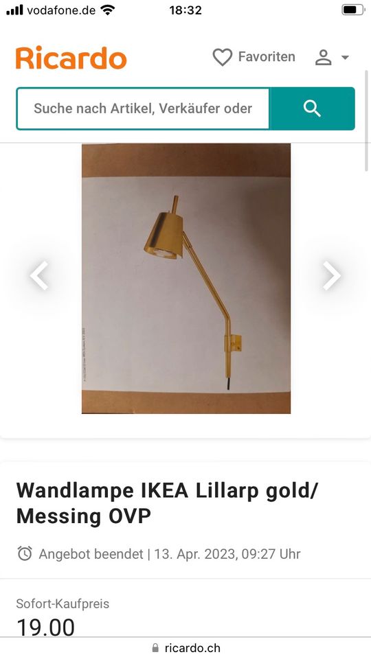 IKEA Lillarp wall lamps in Bonn