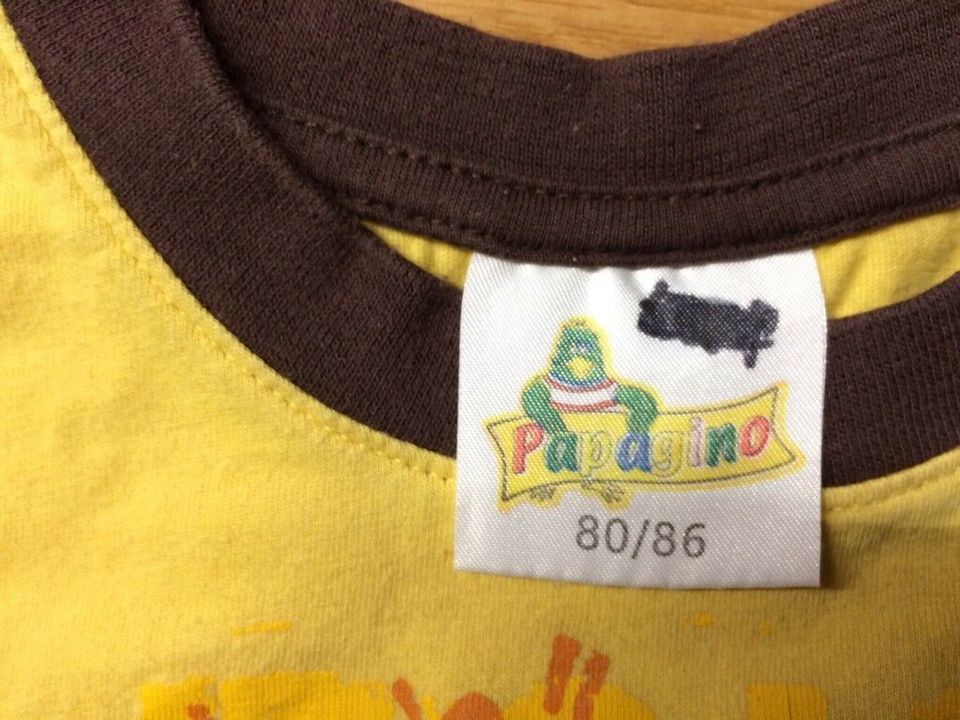 T-Shirt - Papagino - Gr. 80 / 86 in Schöppingen