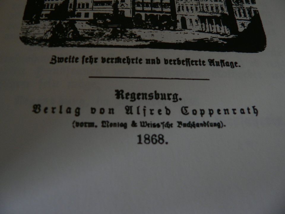 Regensburger Kochbuch Marie Schandri in Fürth