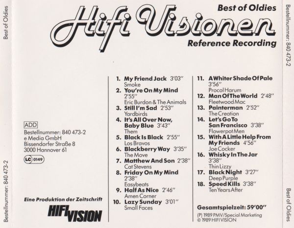 HIFI Visionen -  Oldies on 21 CDs (Reference Recording) in Bad Laer