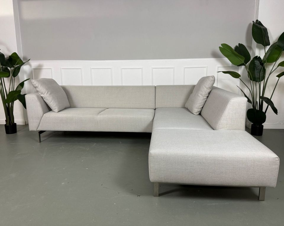 Rolf Benz Linea Sofa Stoff grau Couch Ecksofa in Hamburg