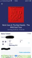 Nick Cave 29.9.2024, Sonntag, Berlin Ticket Berlin - Treptow Vorschau