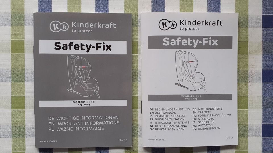 KInderKraft Auto-Kindersitz SafetyFix Gruppe 1-3 in Fröndenberg (Ruhr)