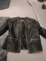 Leder schwarze Jacke von Mango Bayern - Lenggries Vorschau