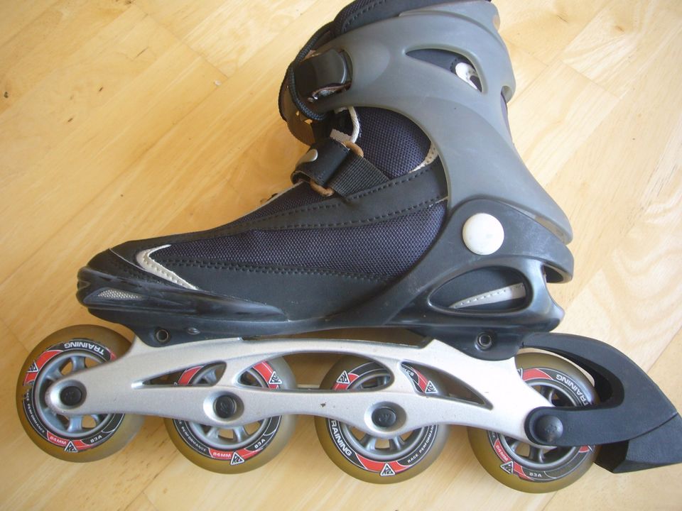 Inliner Inline Skate Gr. 42 K2 VO2 mit 84mm Rollen 83A in Langwedel