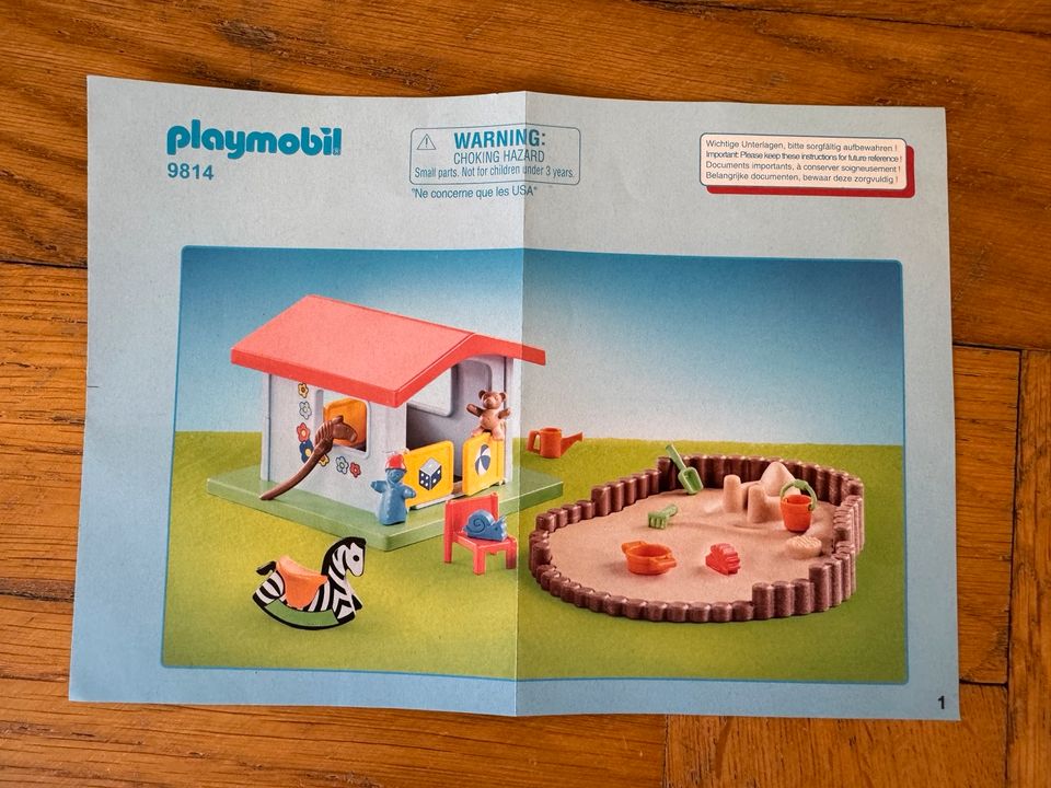 Playmobil 9814 Spielhaus + Sandkasten Schaukelpferd | vollständig in Berlin