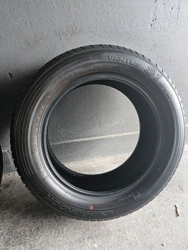 2 Sommer Reifen Hankook Ventus S1 Evo 205 55 R16 91H C.a 5.5 mm in Walldorf