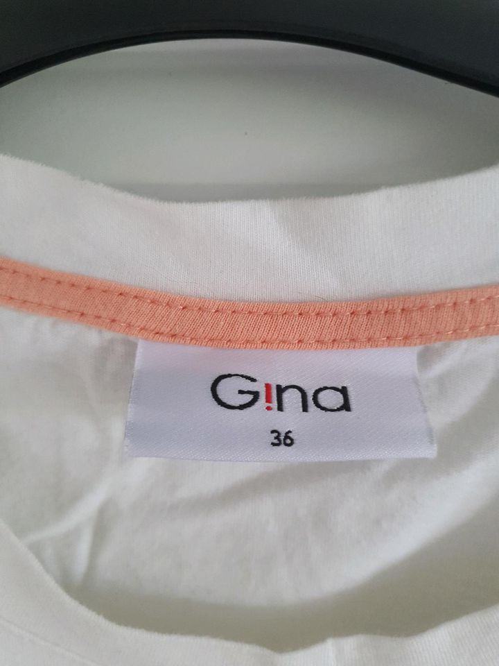 Gina Benotti Tshirt weiß Gr. S 36 in Lippstadt