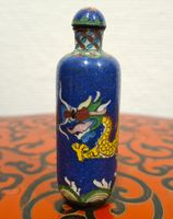 CHINA CLOISONNE EMAILLE SNUFF BOTTLE FLASCHE DRACHE PERLE (2) Nordrhein-Westfalen - Mülheim (Ruhr) Vorschau