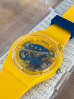 SWATCH POUSSIN Armbanduhr NEU ungetragen gelb blau Nordrhein-Westfalen - Werl Vorschau