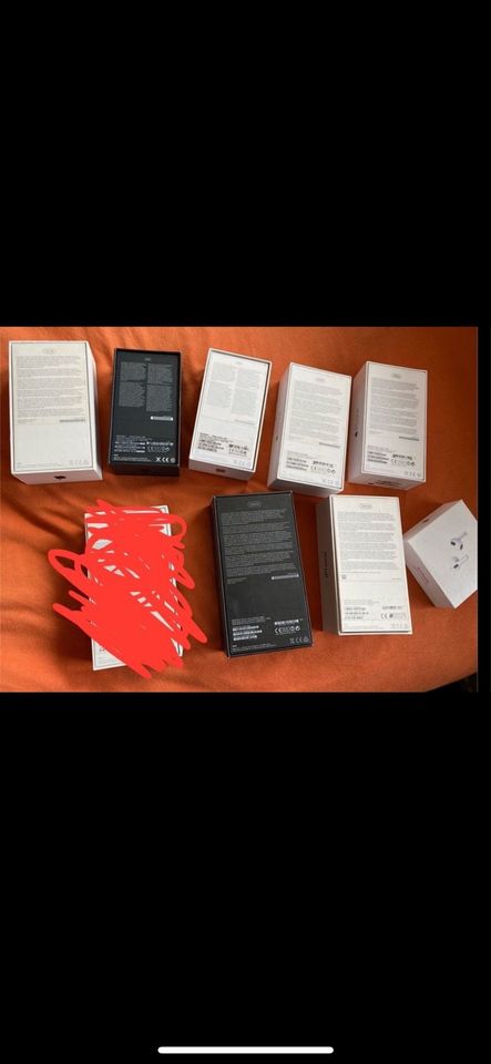 iPhone 5/6/7Plus/iPhone X/Handy Box/Air PodsVerpackung /Schachtel in Herford