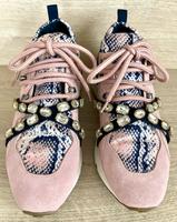 Neue Sneaker Gr 41 rosa blau geschmückt Niedersachsen - Verden Vorschau