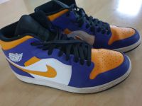 Nike Air Jordan 1 Mid Lakers, Nike Turnschuhe Rheinland-Pfalz - Zehnhausen bei Wallmerod Vorschau