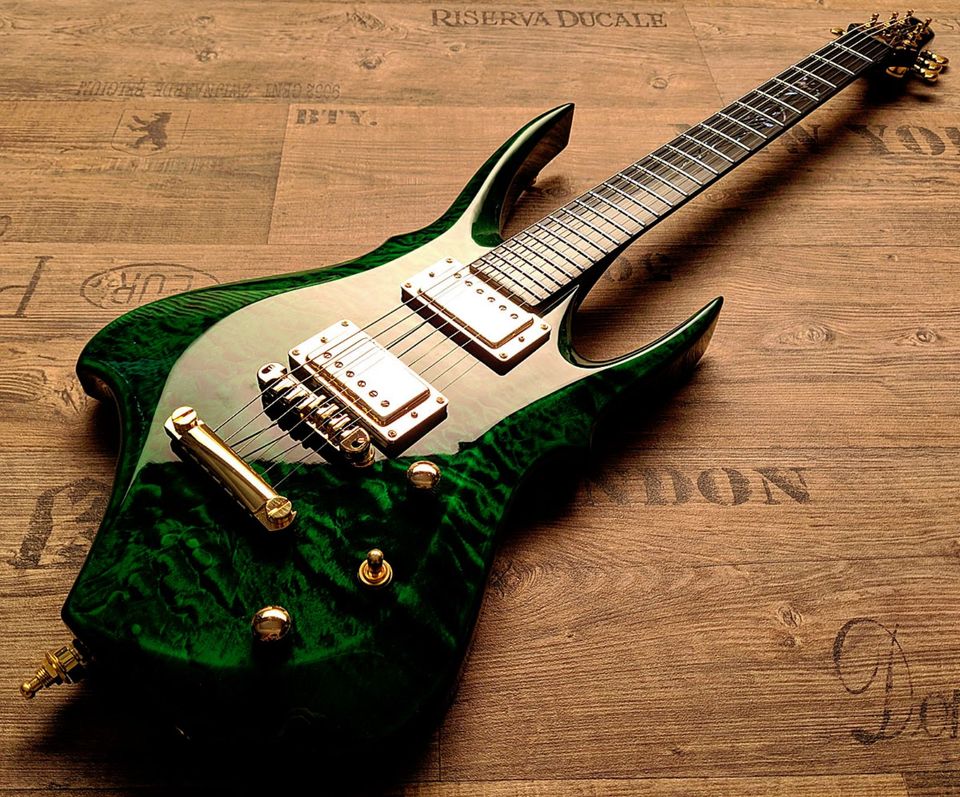 Zerberus-Guitars Emerald Dragon #F008 Brandneu Wahnsinn! in Speyer