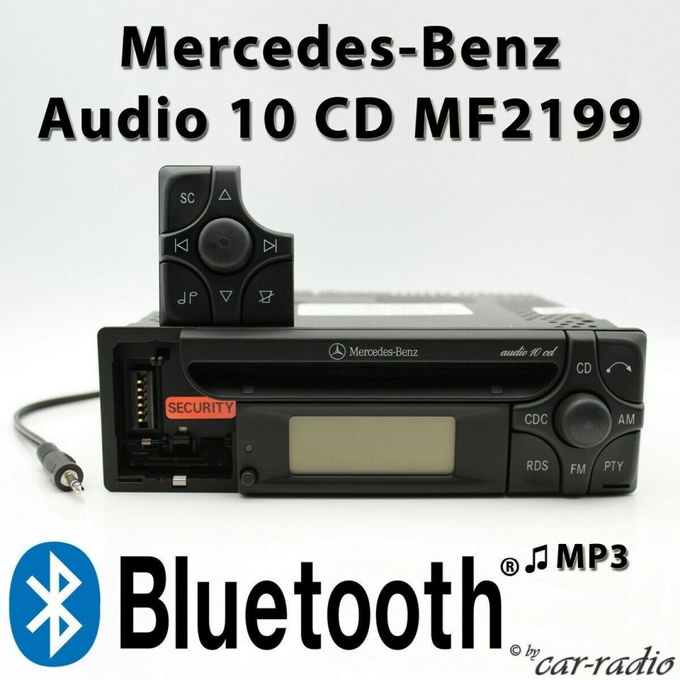 Mercedes Audio 10 CD MF2199 MP3 Bluetooth Autoradio AUX Radio RDS in Gütersloh