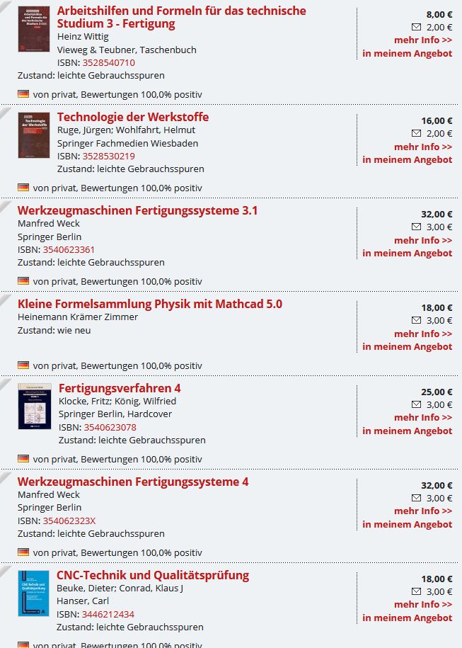 Fachbücher für Ingenieure Wirtschaftsingenieure Studium u Praxis in Fockbek