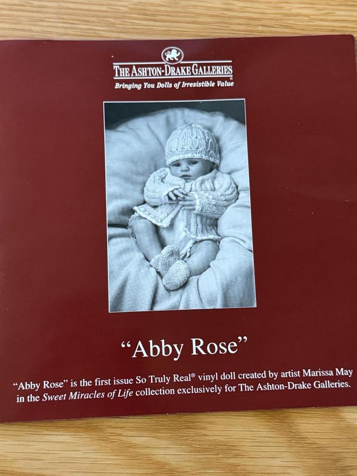 Abby Rose – Babypuppe Lebensecht von Bradford in Rostock