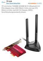 TP-Link Archer TX3000E AX3000 Wi-Fi 6 Bluetooth 5.0 PCIe-Adapter Baden-Württemberg - Waldstetten Vorschau