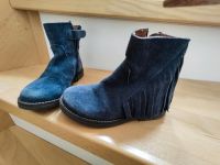 Stiefel blau Cypres Wildleder Cowboy/Cowgirl Fransen in 26 Hessen - Lich Vorschau