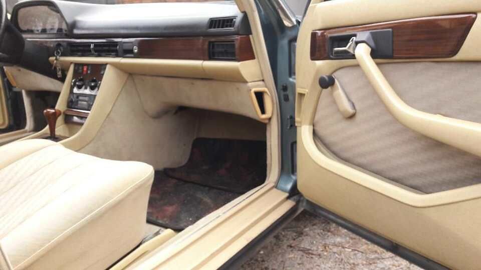 SUCHE Innenausstattung in CREME Stoff ( 055 ) für Mercedes W126 in Gößnitz