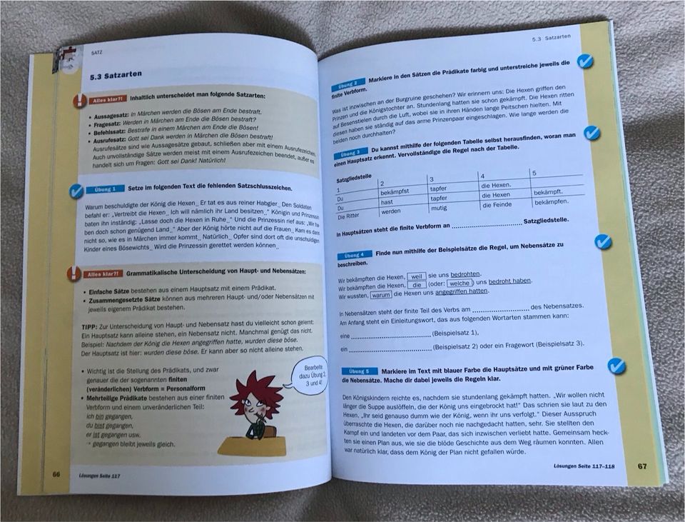 Gute Noten in Deutsch Klasse 5 und 6 Nachhilfe Arbeitsbuch in Berlin