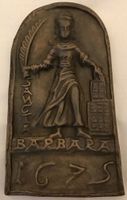 Wandrelief HEILIGE BARBARA aus Bronze (Guss) Niedersachsen - Braunschweig Vorschau