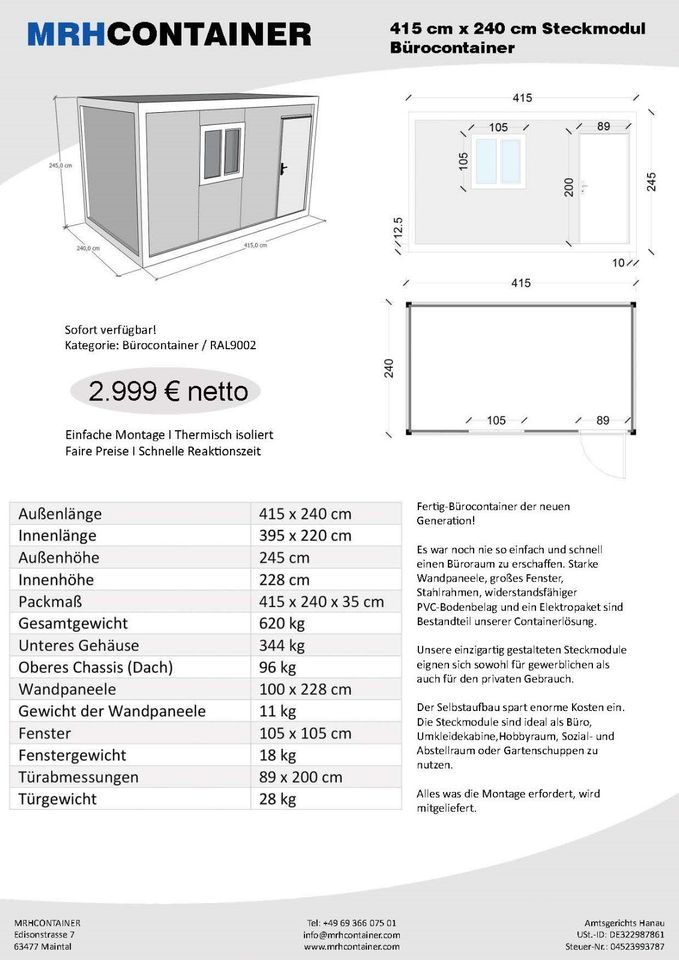 Container | Food container | Messecontainer |  Imbisscontainer |  Eventcontainer Wohncontainer | Bürocontainer | Baucontainer | Lagercontainer | Gartencontainer | Übergangscontainer SOFORT VERFÜGBAR in München
