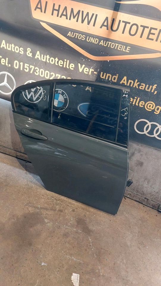 Bmw 3er F30 tür hinten recht Seite komplett gut Zustand in Bochum