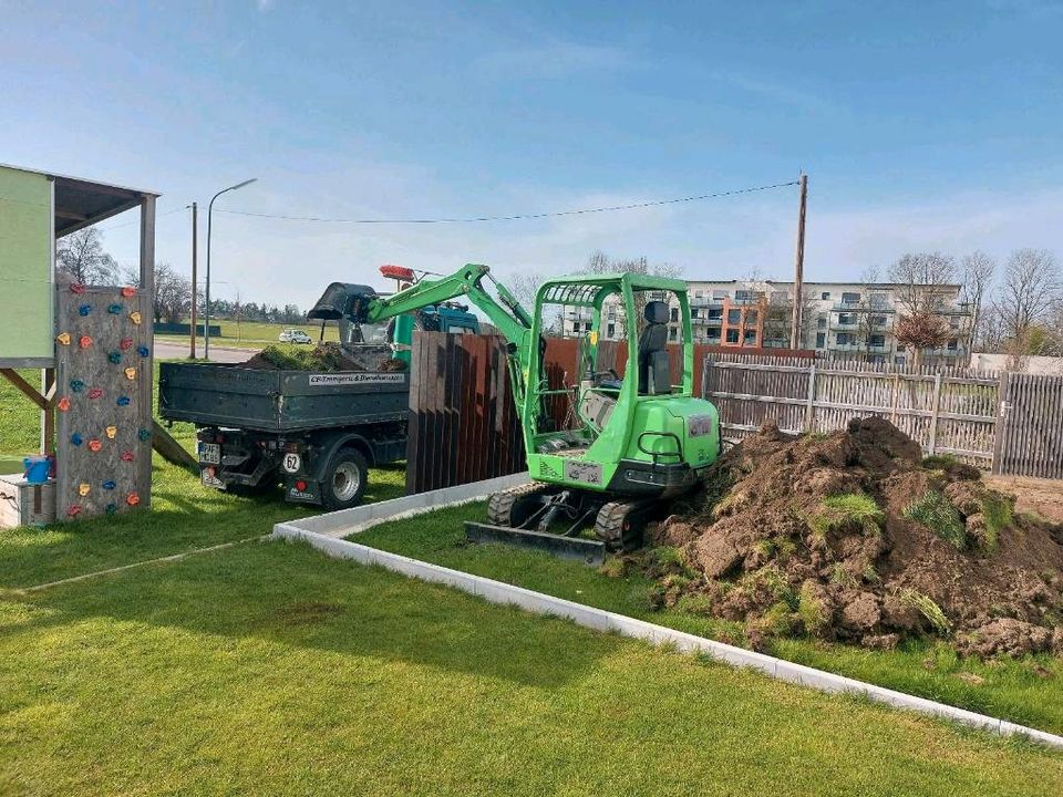 Minibagger Rüttelplatte Stampfer zu vermieten Transporte in Pfaffenhofen a.d. Ilm